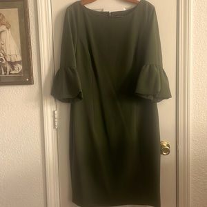 Antonio Melani Business Dress Jade Green Sz 14 NWOT